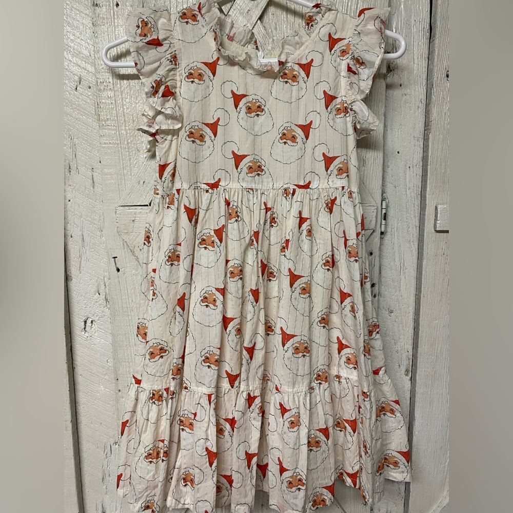 Pink Chicken Santa dress